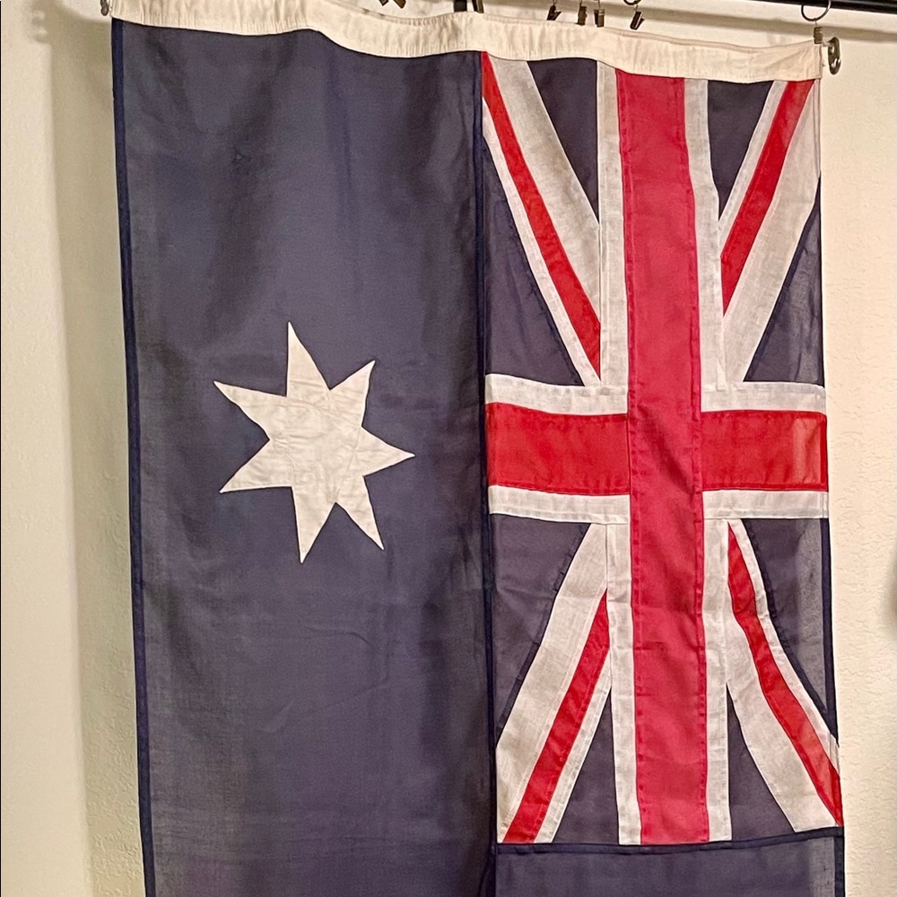 Antique British Australian Blue Ensign Flag